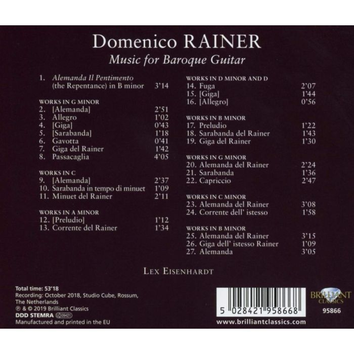 Rainer: Music for Baroque Guitar - slide-1