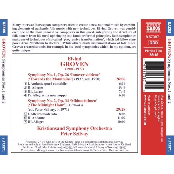 Groven: Symphonies Nos. 1 & 2 - slide-1