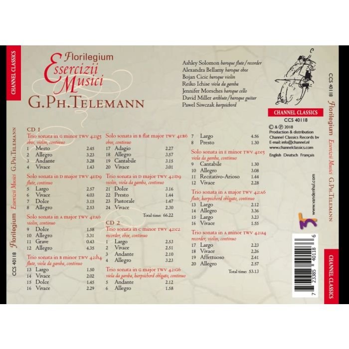 Telemann: Essercizii Musici - slide-1