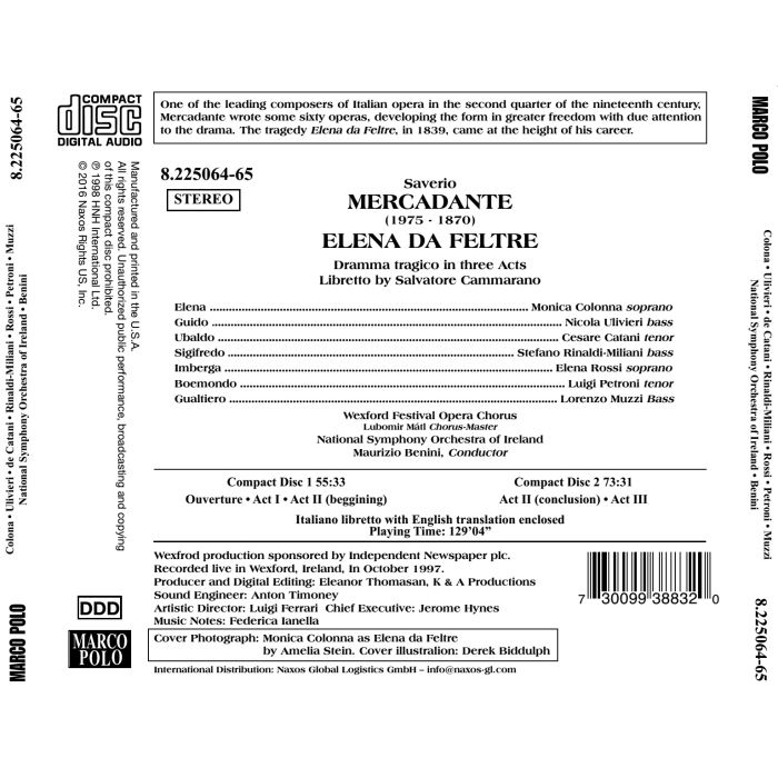 MERCADANTE: Elena da Feltre - slide-1