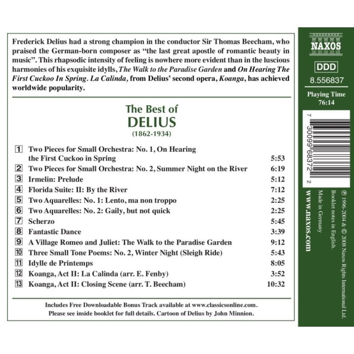 THE BEST OF DELIUS - slide-1