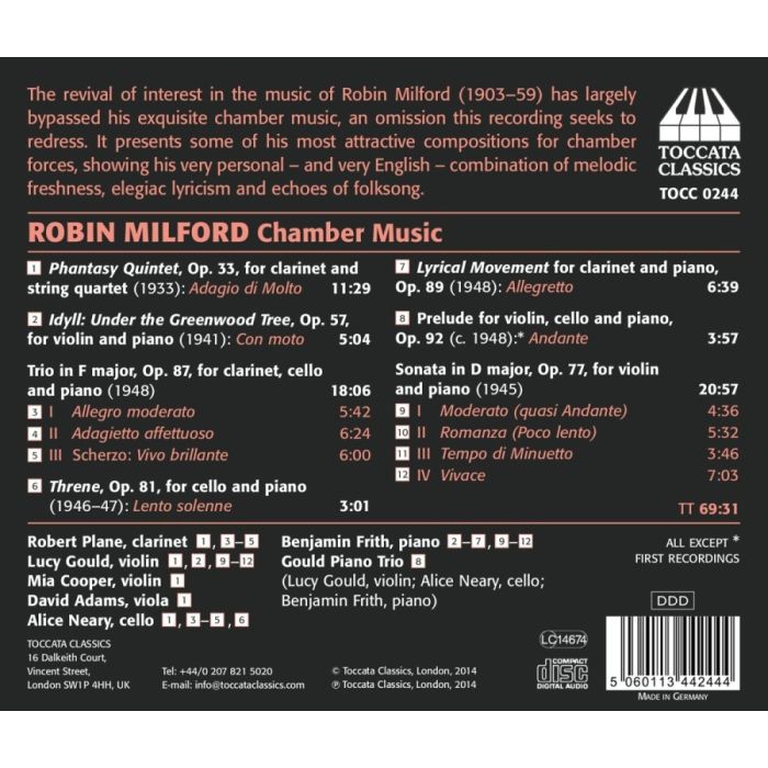 Milford: Chamber Music - slide-1