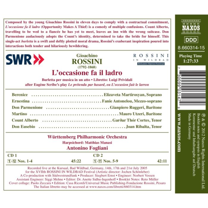 Rossini: L´occasione fa il ladro - slide-1