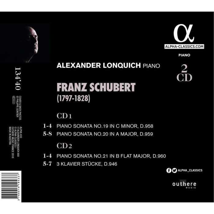 SCHUBERT: Piano sonatas ... - slide-1