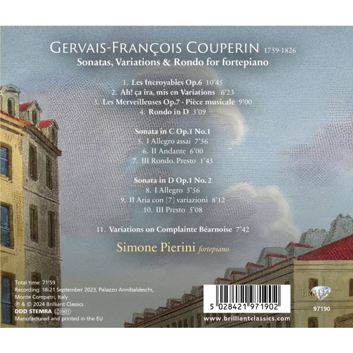 Gervais-François Couperin: Sonatas, Variations & Rondo - slide-1