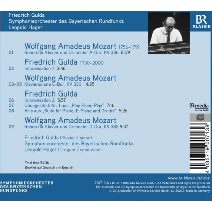 Mozart: Rondos for piano and orchestra KV 386 & 382; Sonata KV 332 / Gulda: Improvisation 1 + 2 - slide-1