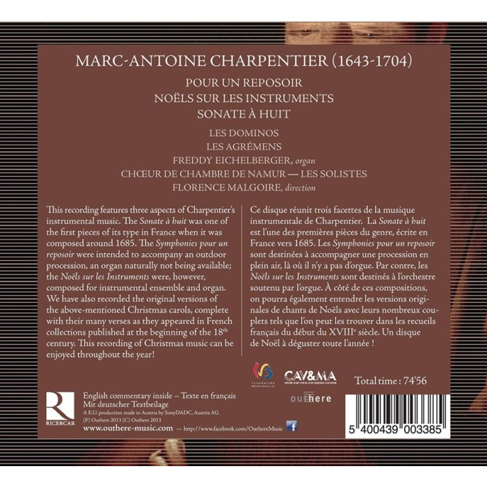 Charpentier: Pour un reposoir, Noëls pour les instruments, Sonate à huit - slide-1