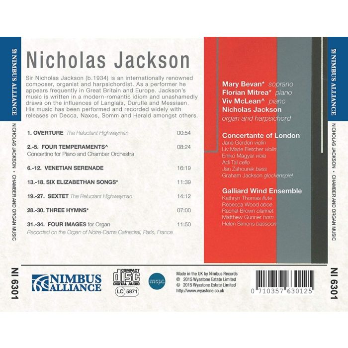 Jackson: Chamber & Organ Music - slide-1