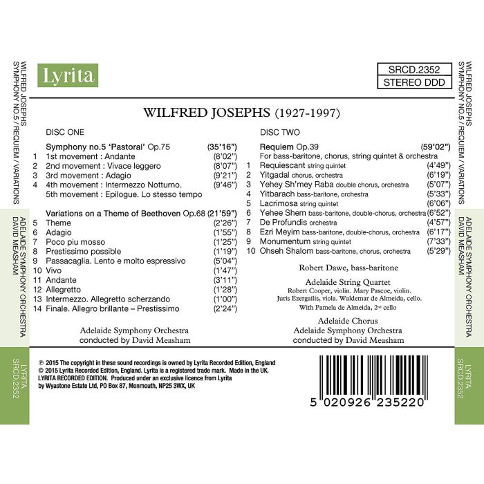 Josephs: Symphony No. 5 Requiem Variations - slide-1