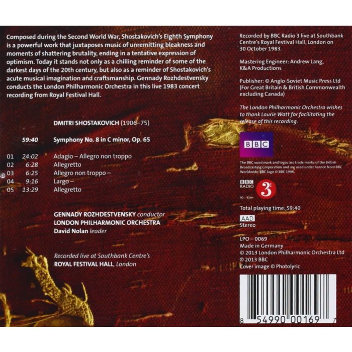 Shostakovich: Symphony No. 8 - slide-1