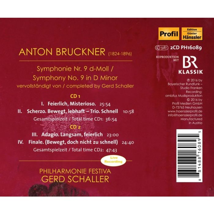 Bruckner: Symphony No. 9; Completed Version - slide-1