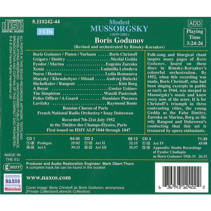 MUSSORGSKY: Boris Godunov (1952) - slide-1