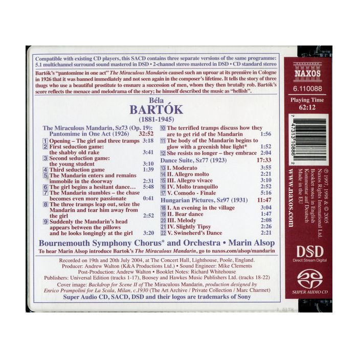 BARTOK: Miraculous Mandarin - slide-1