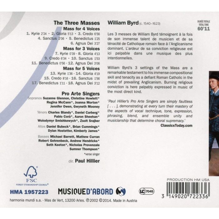 Byrd: The Masses for 3, 4 & 5 voices - slide-1