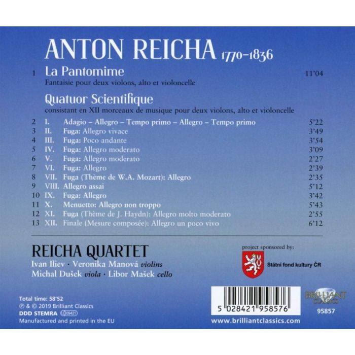 Reicha: Quatuor Scientifique - slide-1