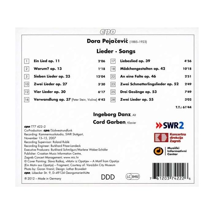 Pejacevic: Lieder - slide-1