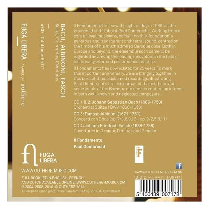 Bach; Albinoni; Fasch: Suites, Concertos, Overtures - slide-1