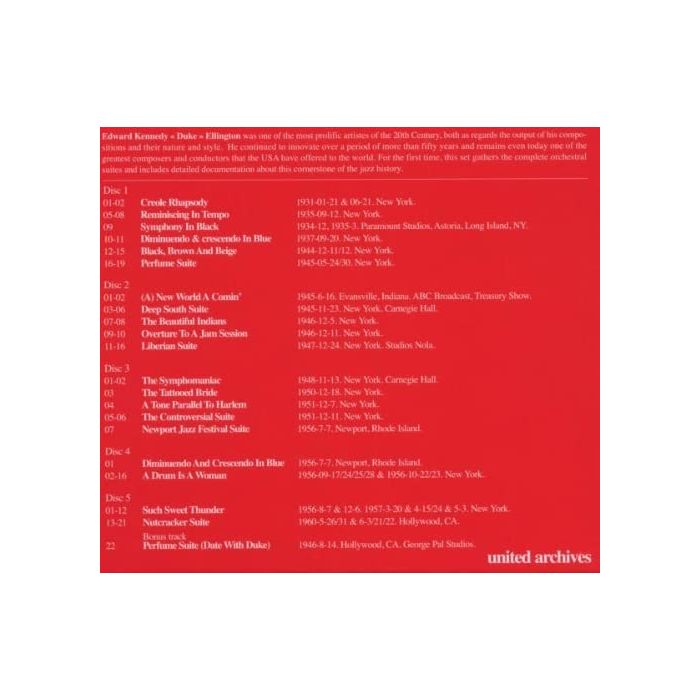 Duke Ellington: The Complete Orchestral Suites, 1931-1960 - slide-1
