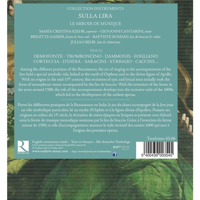 Sulla Lira - The Voice of Orpheus: Tromboncino, Razzi, Fogliano … - slide-1