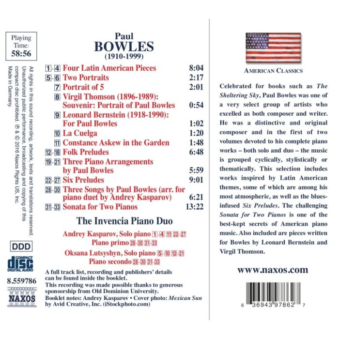 Bowles: Complete Piano Works Vol. 1 - slide-1