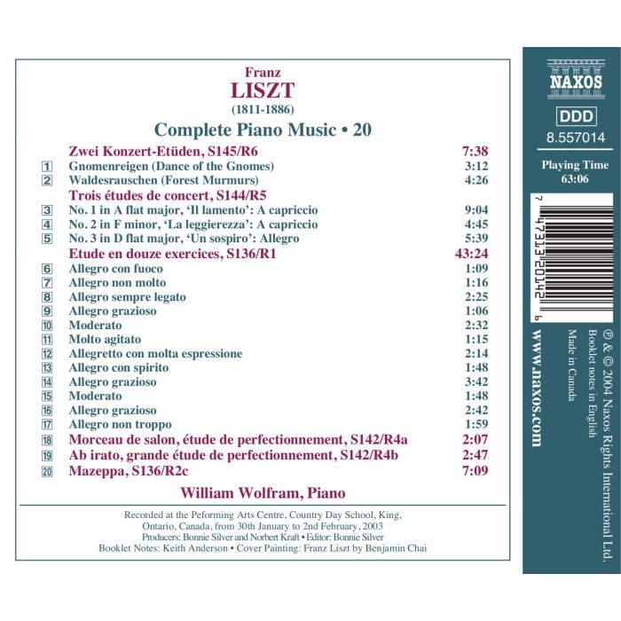 LISZT: Etudes - slide-1