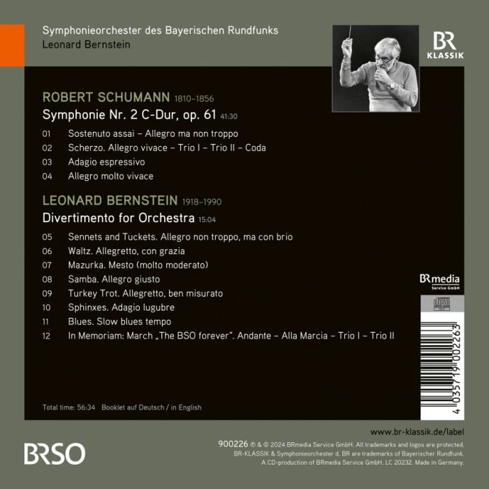 Schumann: Symphony No. 2; Bernstein: Divertimento - slide-1