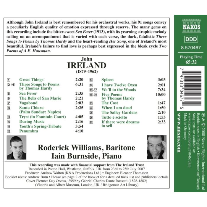 Ireland J.: Songs / 8.570467 - slide-1