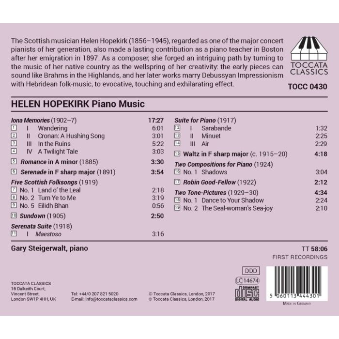 Hopekirk: Piano Music - slide-1