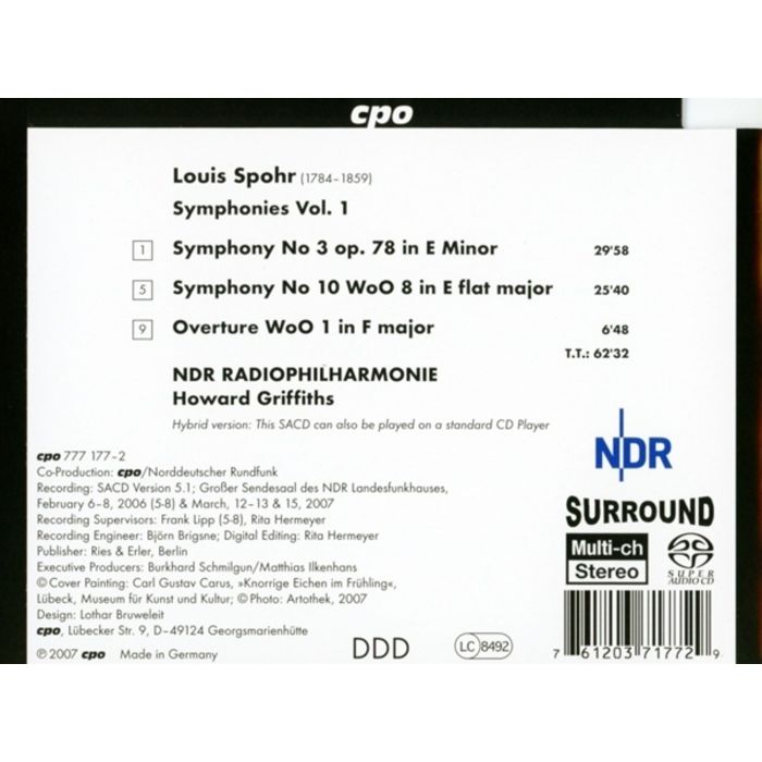 SPOHR: Symphonies vol.1 - slide-1