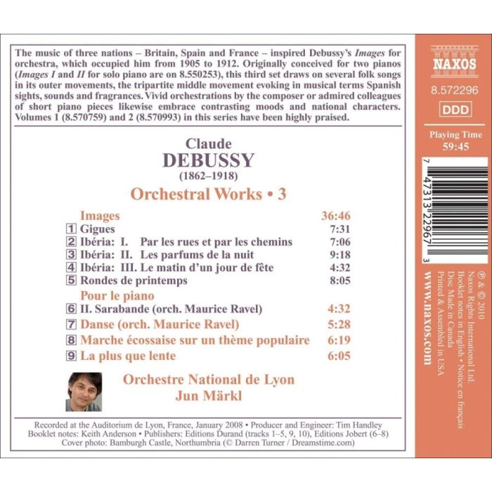 DEBUSSY: Images, Sarabande, Danse, Marche ecossaise, La plus que lente - slide-1