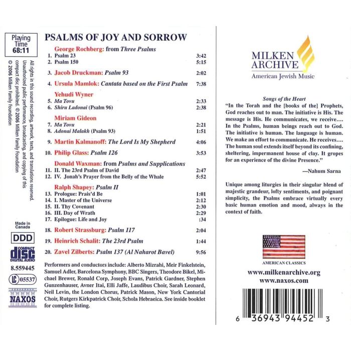 Psalms of Joy and Sorrow - slide-1
