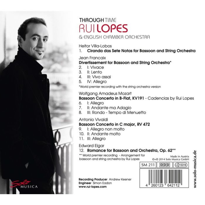 Through Time – Villa-Lobos, Jean Francaix, Mozart, Vivaldi ,Elgar - slide-1