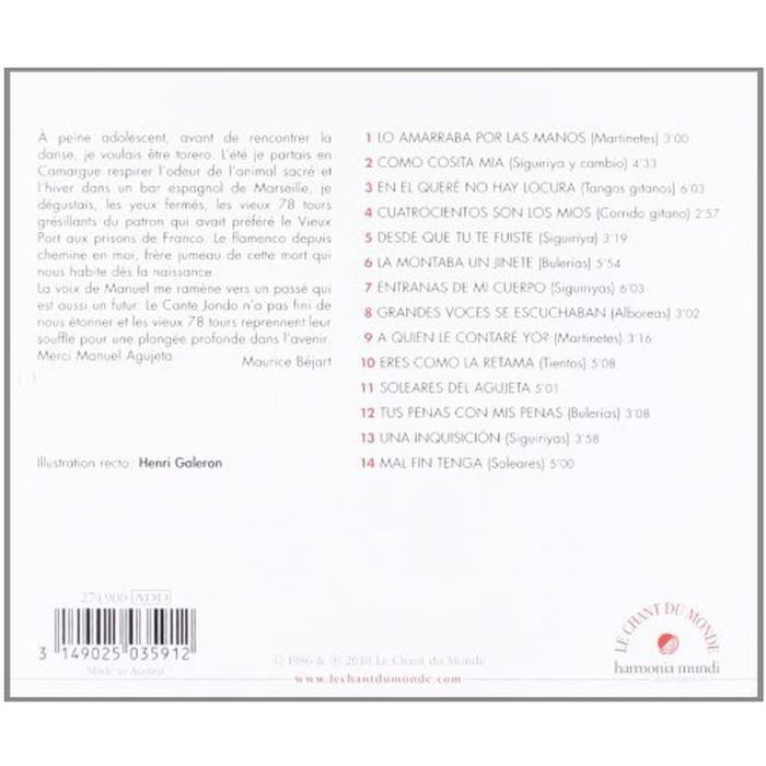Manuel el Agujeta: Great Masters of Flamenco, Vol. 8 - slide-1