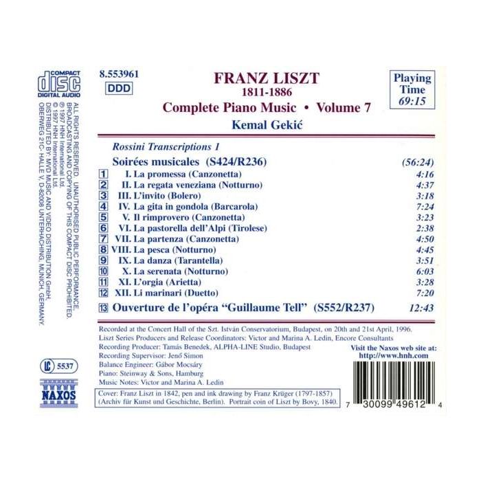 LISZT: Piano Music vol. 7 - slide-1
