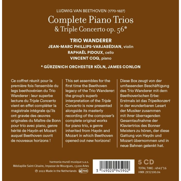 Beethoven: Complete Piano Trios & Triple Concerto - slide-1