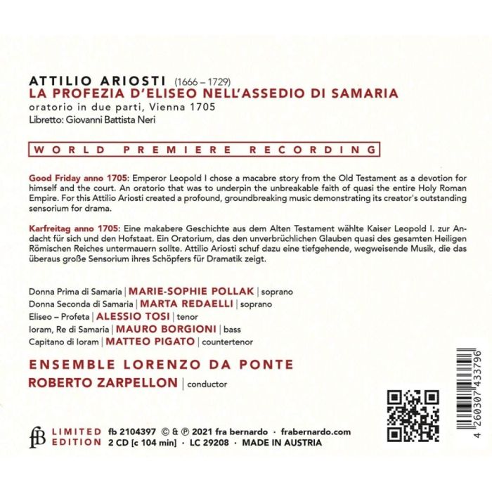 Ariosti: La profezia d’Eliseo - slide-1
