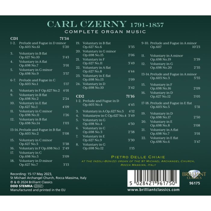 Czerny: Complete Organ Music - slide-1