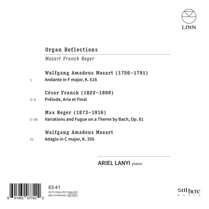 Organ Reflections - Mozart, Franck & Reger - slide-1