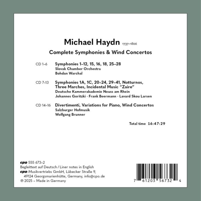 M. Haydn: Complete Symphonies • Wind Concertos - slide-1