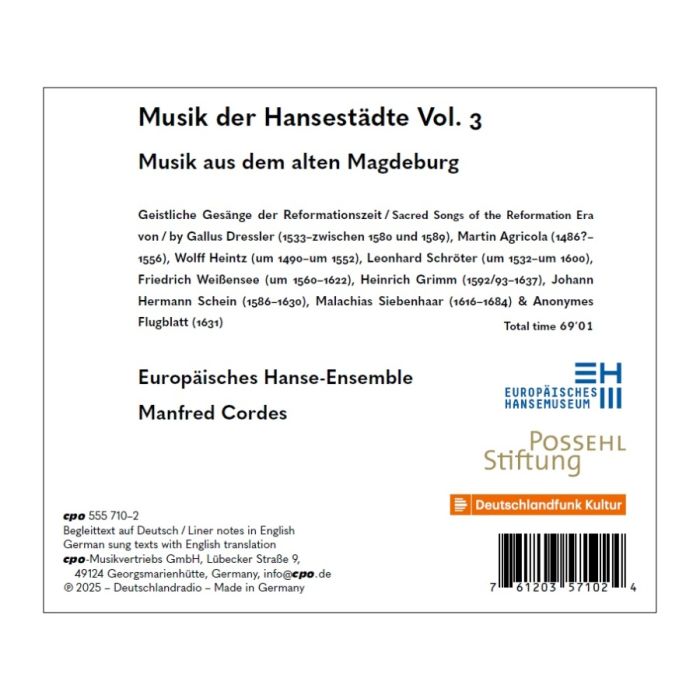 Musik der Hansestädte Vol. 3 - Musik aus dem alten Magdeburg - slide-1