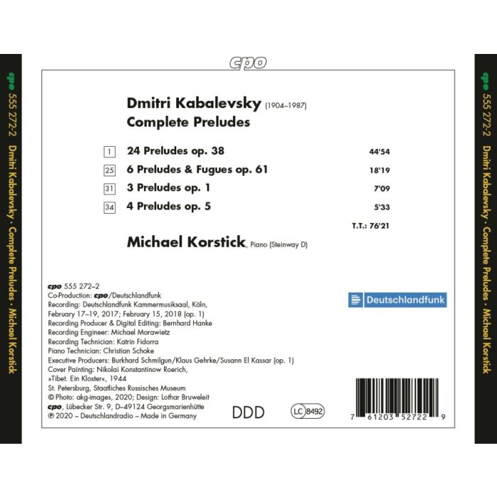 Kabalevsky: Complete Preludes - slide-1