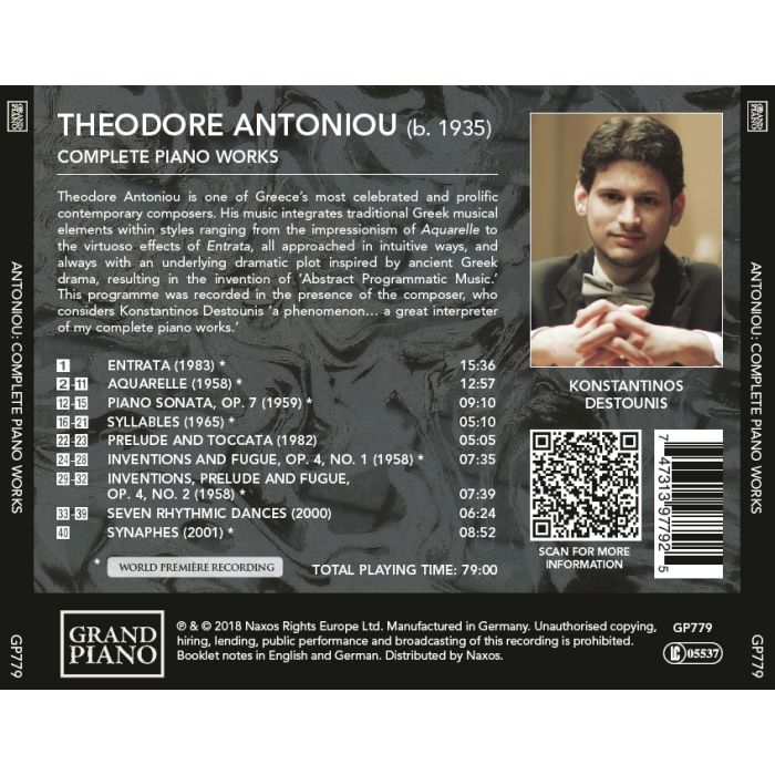 Antoniou: Piano Works - slide-1
