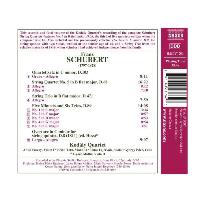 Schubert: Complete String Quartets Vol. 7 - slide-1