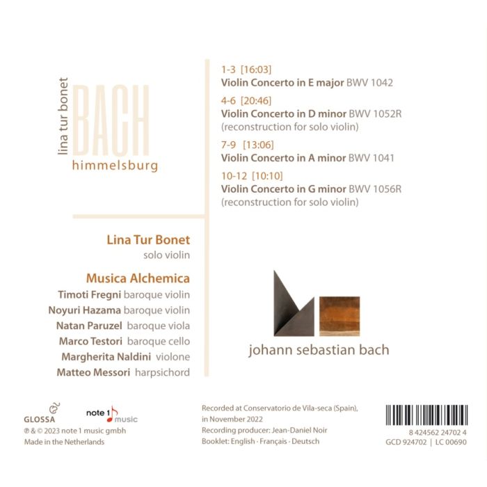 Bach: Himmelsburg - Violin Concertos - slide-1