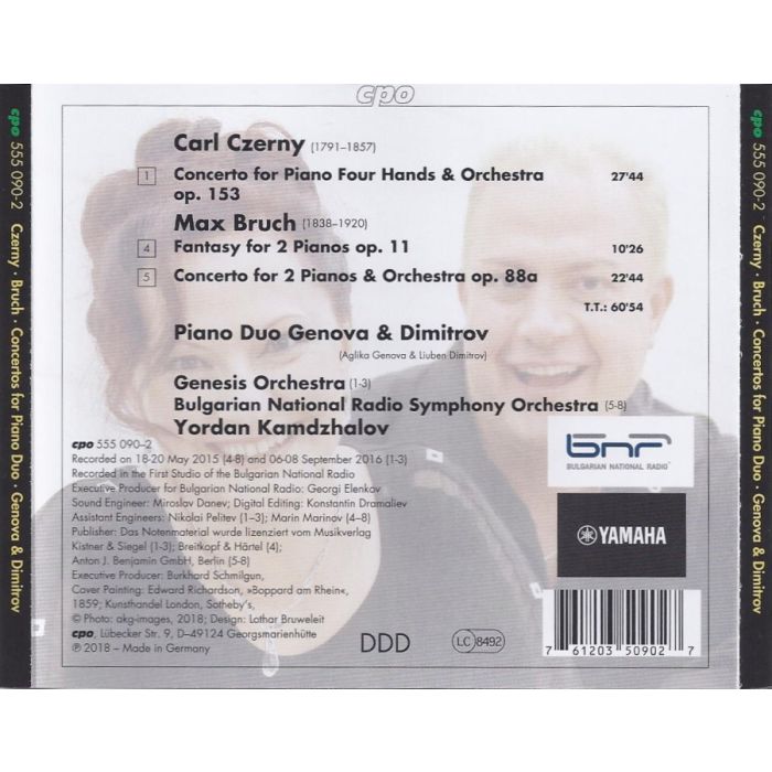 Czerny & Bruch: Concertos for Piano Duo & Orchestra - slide-1