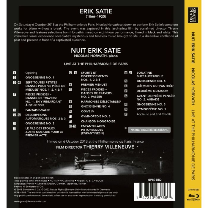 Nuit Erik Satie - Live at the Philharmonie de Paris - slide-1