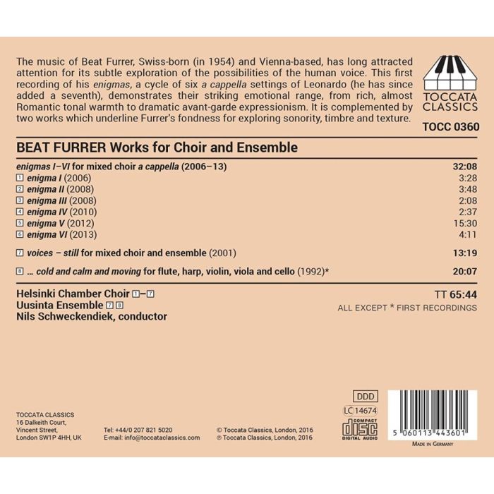 Furrer: Works for Choir and Ensemble - slide-1