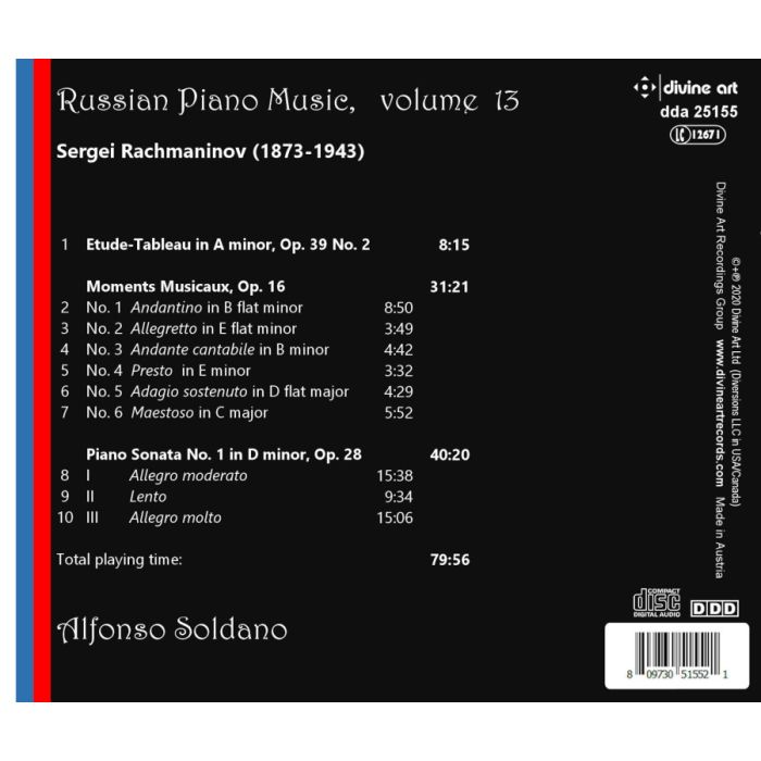 Russian Piano Music vol. 13 - Sergei Rachmaninov - slide-1
