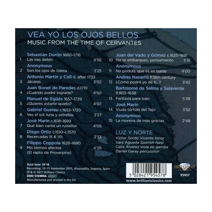 Vea yo los ojos bellos, Music from the Time of Cervantes - slide-1