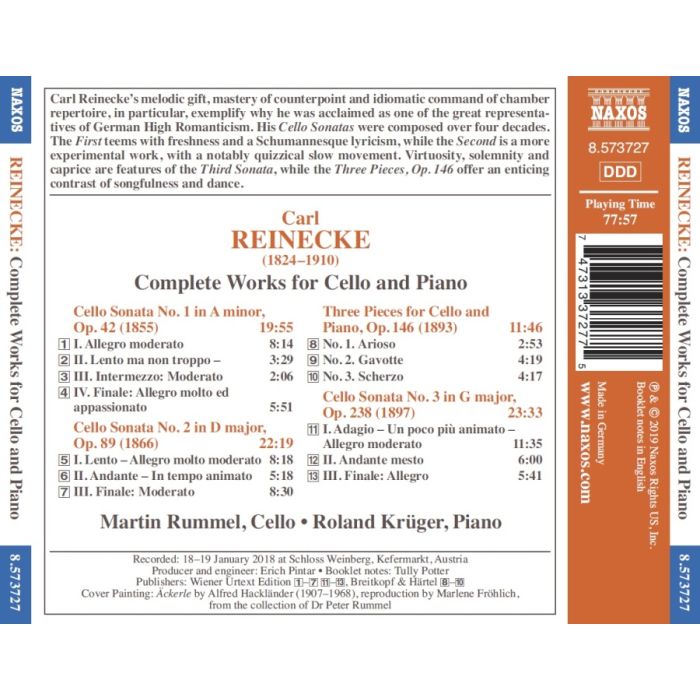 Reinecke: Complete Works for Cello and Piano - slide-1